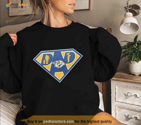 Nashville Predators Super Dad Shirt