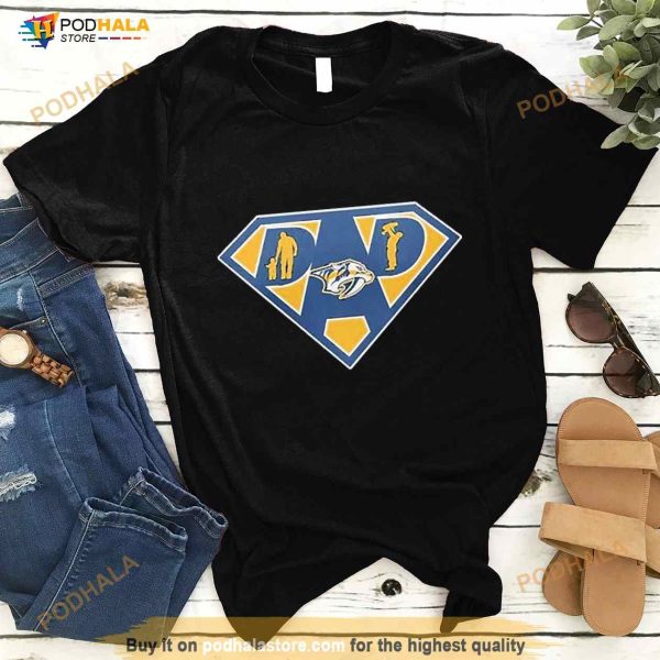 Nashville Predators Super Dad Shirt