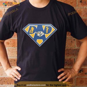 Nashville Predators Super Dad Shirt 3