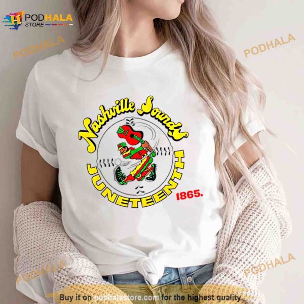 Nashville Sounds Juneteenth 1865 Shirt