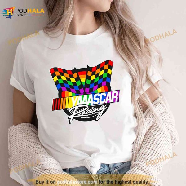 Nasscar Yascar Racing flag pride LGBT Shirt