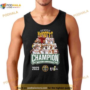 Nba Finals Denver Nuggets Champions Western Conference 2023 Shirt 3
