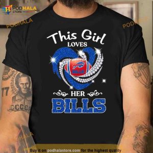 This Girl Loves Her Buffalo Bills T-Shirt - T-shirts Low Price