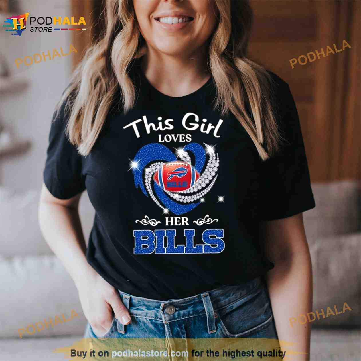 New This Girl Loves Her Buffalo Bills Heart Diamond 2023 Shirt New This Girl Loves Her Buffalo Bills Heart Diamond 2023 Shirt