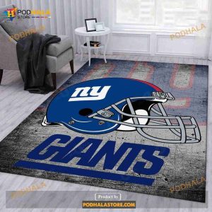 New York Giants Football NFL Rug Bedroom Rug Home Us Decor