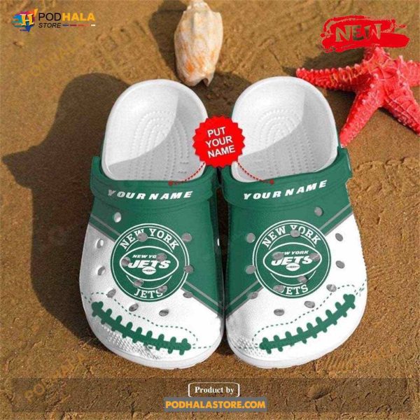 New York Jets Gift For Fan Rubber Comfy Footwear Crocs Clog Shoes