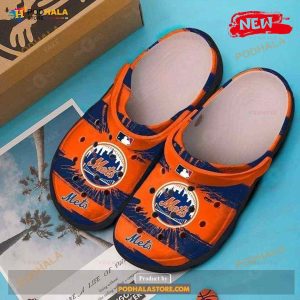 New York Mets Crocband Clog Comfortable Classic Clog Water Shoes Crocs Shoes