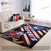 New York Rangers Nhl Team Logo Mickey Us Home Decor Gift Rectangle Area Rug