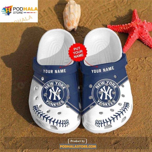 New York Yankees Personalized For Fans Crocs Clog Shoes