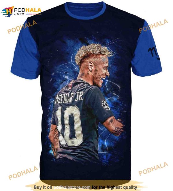 Neymar Printed 3D Shirt