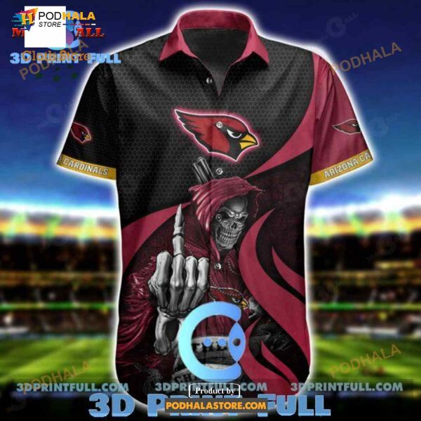 NFL Arizona Cardinals Funny 3D NFL Hawaiian Shirt Trending Summer For Men