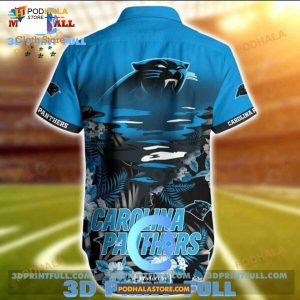 Nfl Carolina Panthers Funny Hawaiian Shirt Short 1 3
