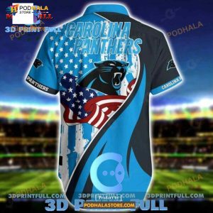 Nfl Carolina Panthers Funny Hawaiian Shirt Short 3 2