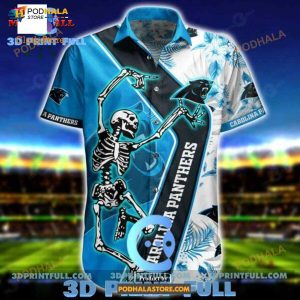 Carolina Panthers NFL Classic Full Print Summer Vibes Hawaiian