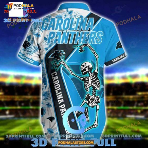 NFL Carolina Panthers Funny 3D NFL Hawaiian Shirt 5