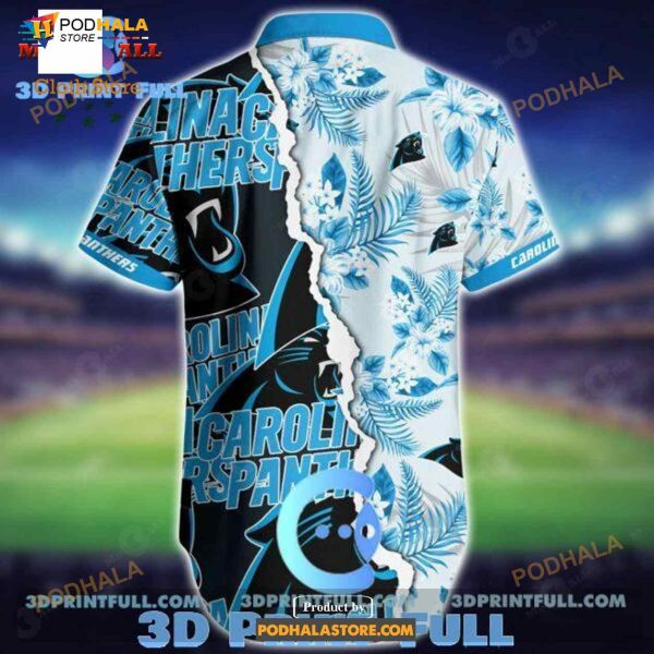 NFL Carolina Panthers Funny 3D NFL Hawaiian Shirt Mickey All over print