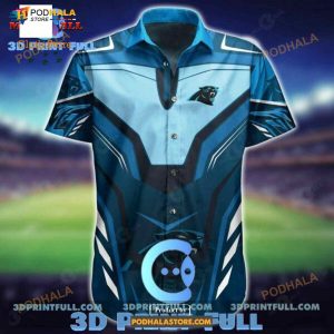 Nfl Carolina Panthers Funny Hawaiian Shirt Short Sport 2