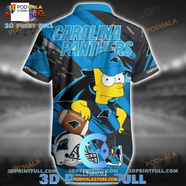 NFL Carolina Panthers Funny 3D NFL Hawaiian Shirt Summer