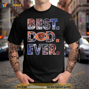 Nfl Chicago Bears Best Dad Ever 2023 Shirt 3