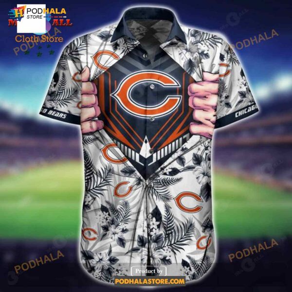 NFL Chicago Bears Style Trending Model 3 Funny 3D NFL Hawaiian Shirt