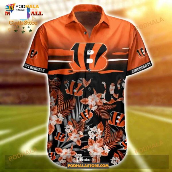 NFL Cincinnati Bengals Funny 3D NFL Hawaiian Shirt For Fans 04