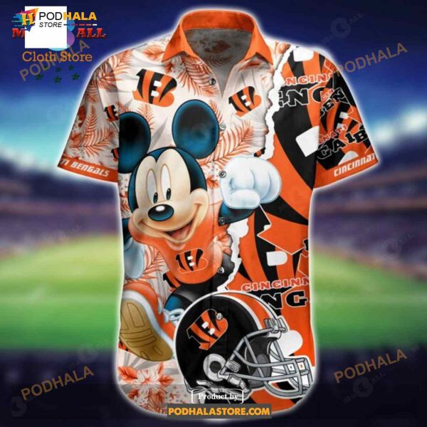 NFL Cincinnati Bengals Funny 3D NFL Hawaiian Shirt For Fans