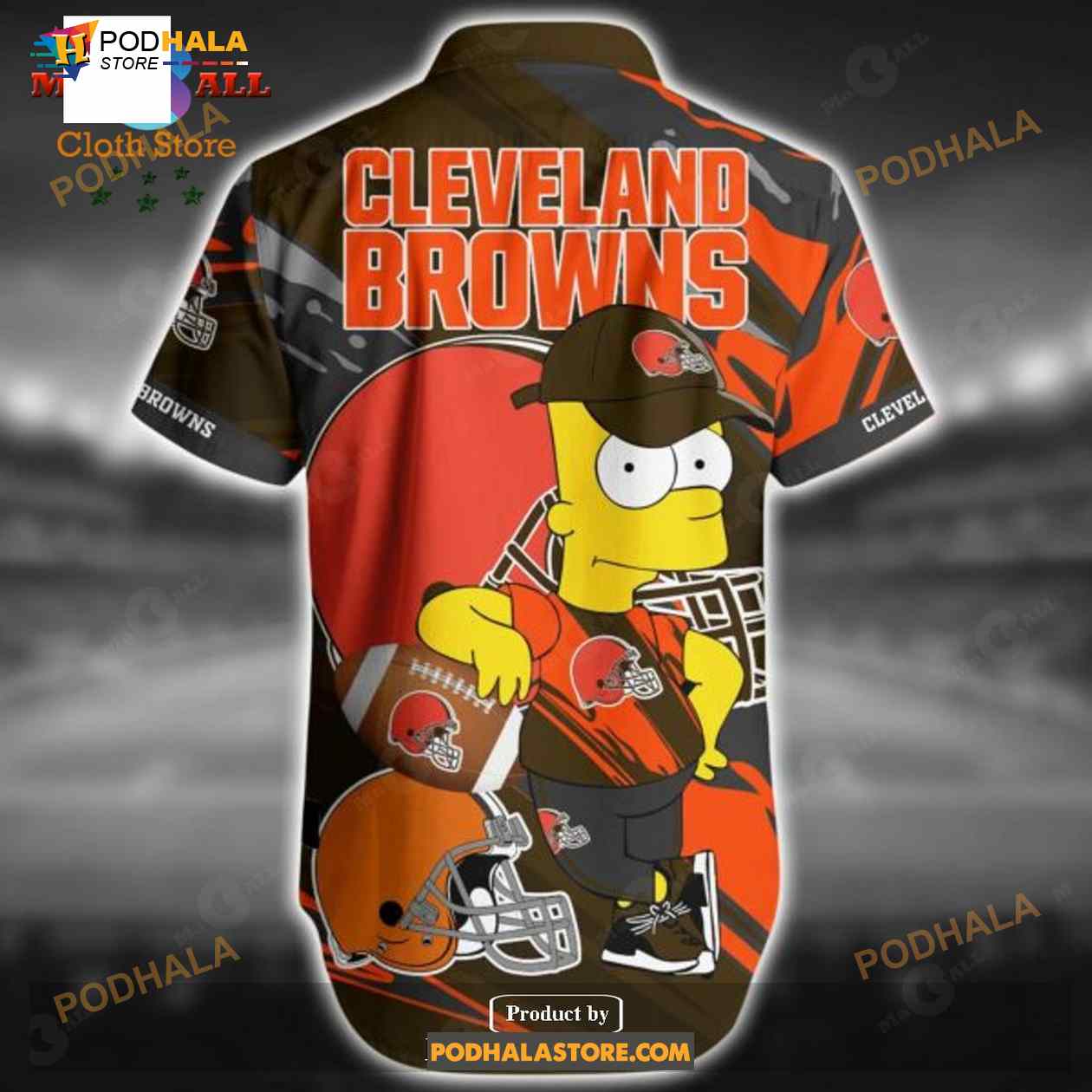 NFL Cleveland Browns Funny 3D NFL Hawaiian Shirt For Fans - Bring Your  Ideas, Thoughts And Imaginations Into Reality Today