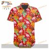 NHL Calgary Flames Crane Bird Special Design Button Funny Hawaiian Shirt