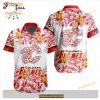 NHL Calgary Flames Flowers Trending Style Special Design Button Funny Hawaiian Shirt
