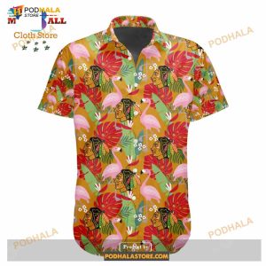 Nhl Chicago Blackhawks Crane Bird Special Design Button Funny Hawaiian Shirt 2