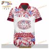 NHL Montreal Canadiens Flowers Trending Style Special Design Button Funny Hawaiian Shirt