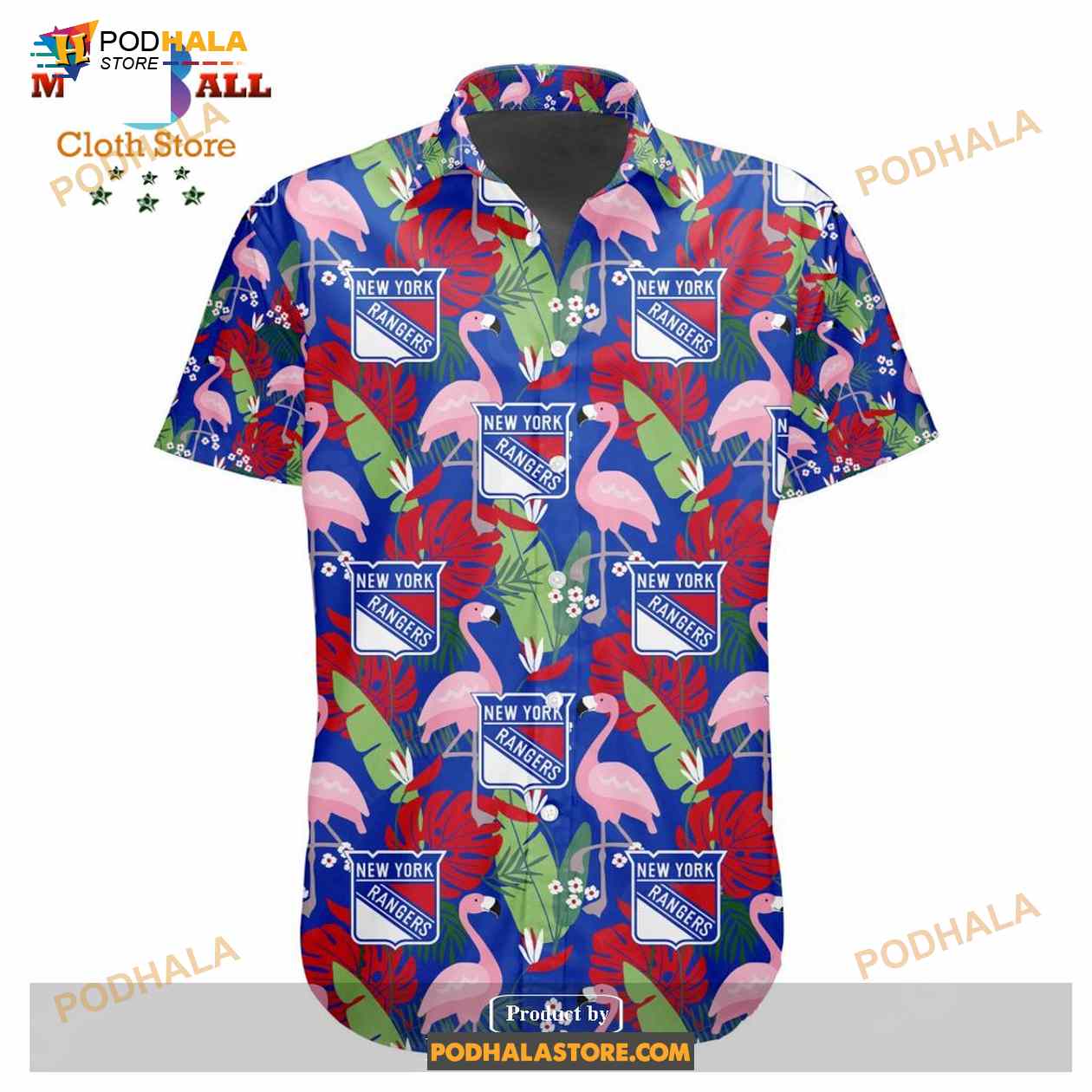 New York Rangers Sports Fan All Over Print Polo Shirt