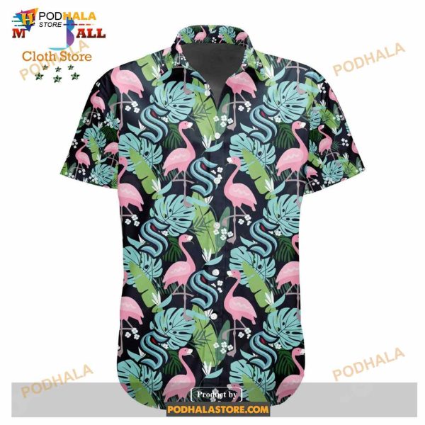 NHL Seattle Kraken Crane Bird Special Design Button Funny Hawaiian Shirt
