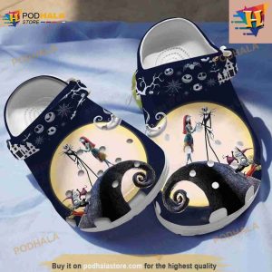 Nightmare Before Christmas Halloween Classic Crocs Clog Shoes