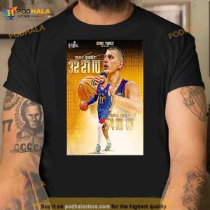 Nikola Jokic And Jamal Murray First Duo 30 Point Triple Double In NBA History 2023 Shirt
