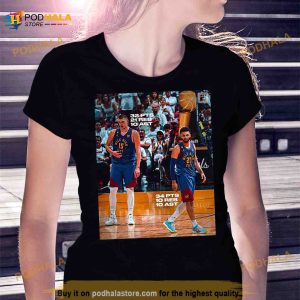 Nikola Jokic And Jamal Murray Triple Double Final Nba 2023 Game Shirt 2