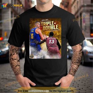 Nikola Jokic Is The 2nd Player With A Triple Double In His Nba Finals Debut 2023 Shirt 3