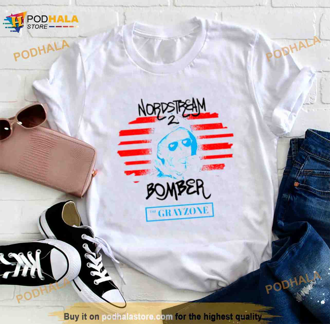 Nordstream Bomber The Grayzone Shirt Nordstream Bomber The Grayzone Shirt