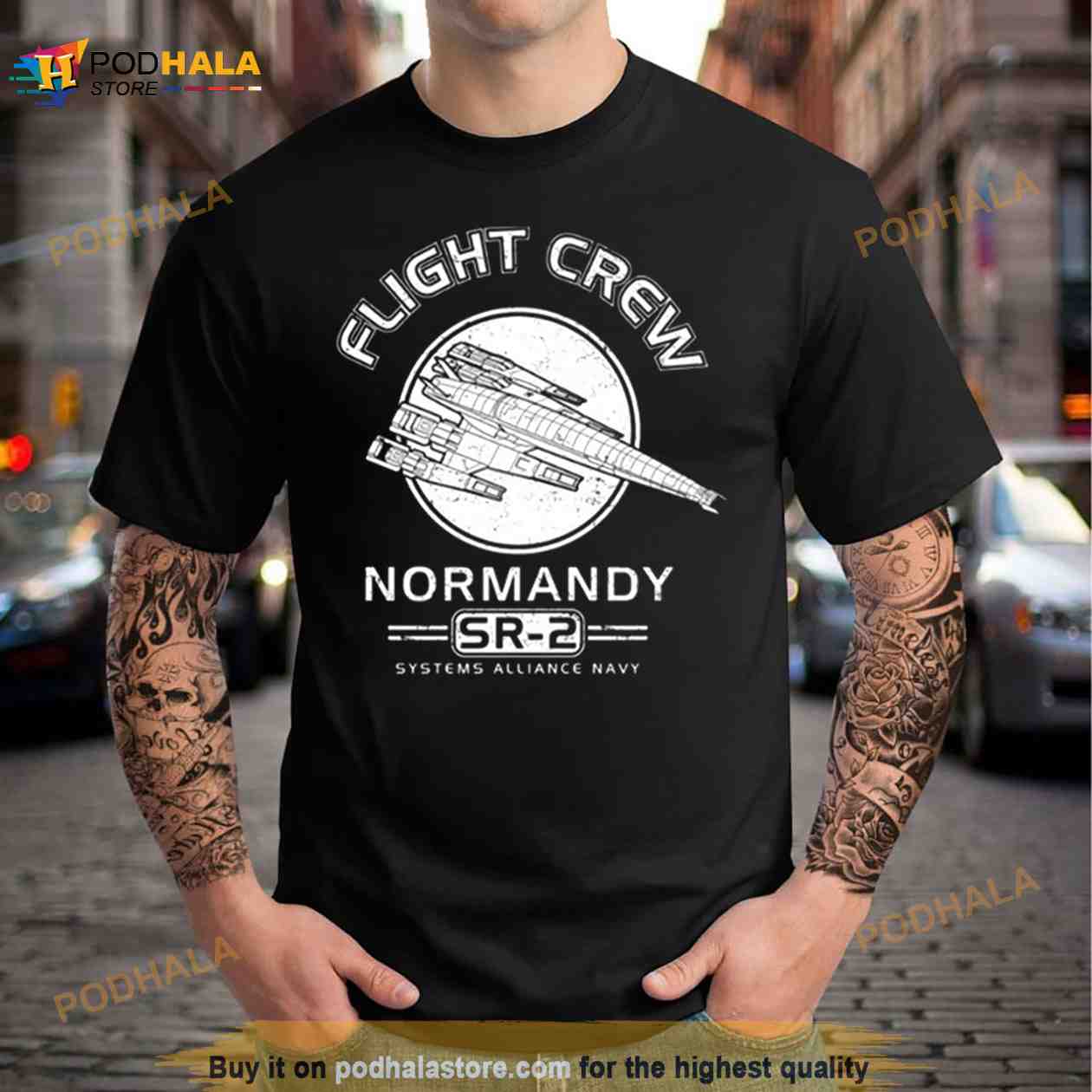 Normandy Flight Crew Mass Effect Shirt Normandy Flight Crew Mass Effect Shirt