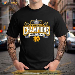 Notre Dame 2023 Ncaa Men's Lacrosse National Champions Shirt 1