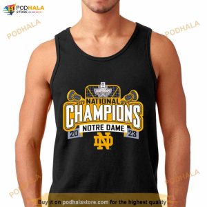 Notre Dame Fighting Irish Blue 84 2023 Ncaa Men's Lacrosse National Champions T Shirt 3