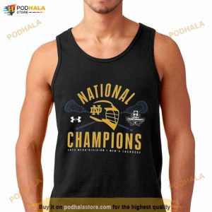 Notre Dame Fighting Irish Under Armour 2023 Ncaa Men's Lacrosse National Champions Shirt 3