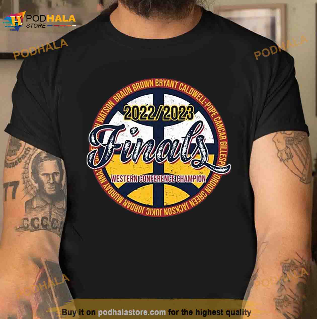 Nuggets 2023 Finals Jokic Murray Porter Gordon T Shirt Nuggets 2023 Finals Jokic Murray Porter Gordon T Shirt