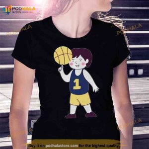 Number 1 Basketball Player Cartoon Shirt 2