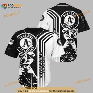 Oakland Athletics 3D Baseball Jersey Personalized Gift, Custom Name Number  - Bring Your Ideas, Thoughts And Imaginations Into Reality Today