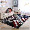 Oakland Raiders NFL Team Logo Mickey Us Style Nice Gift Home Decor Rectangle Area Rug