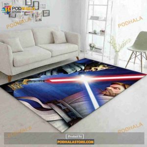 Obi Wan Vs Savage Star War Character Rug Area Rug
