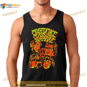 Official Merchandise Of Creedence Clearwater Revival Ccr Rock Music Shirt