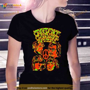 Official Merchandise Of Creedence Clearwater Revival Ccr Rock Music Shirt 3