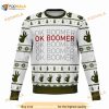 Ok Boomer Ugly Christmas Sweater, Funny Xmas Gifts